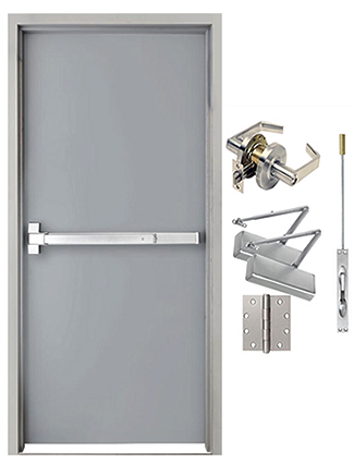 hollow metal door frames & hardware